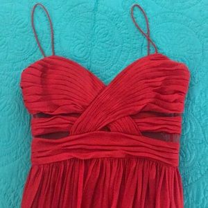 Short Red Cocktail Dress!